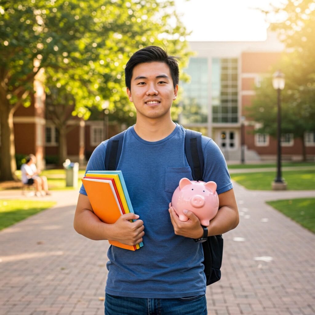 Student Balancing Academics and Finances