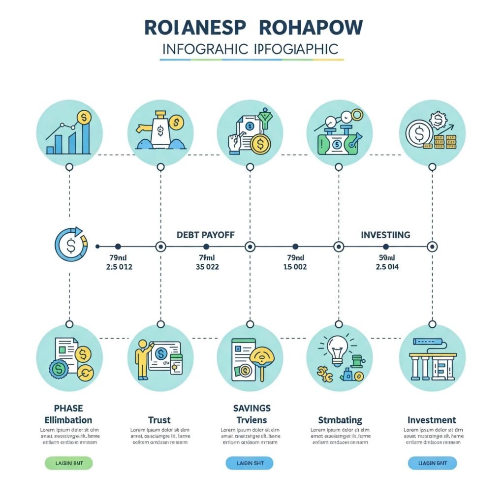 Financial Roadmap Infographic