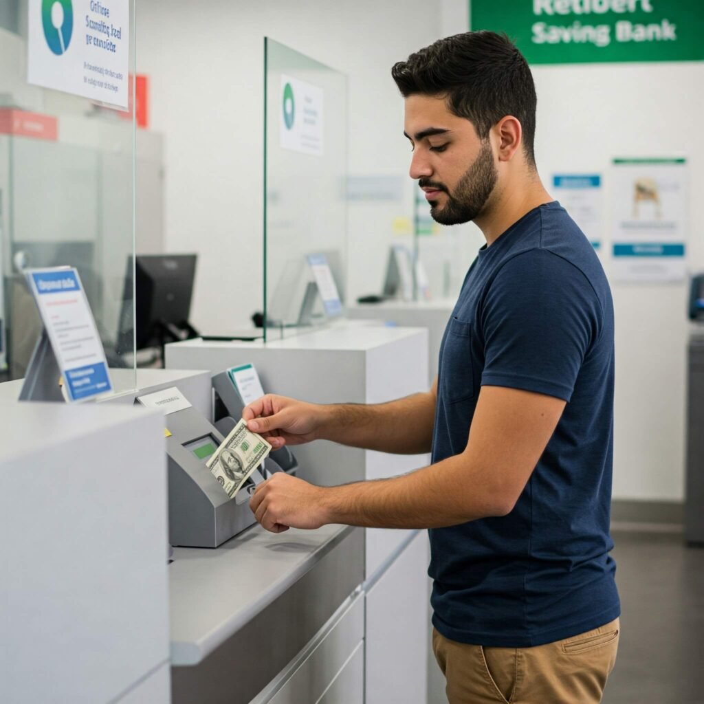 Depositing Money at a Bank
