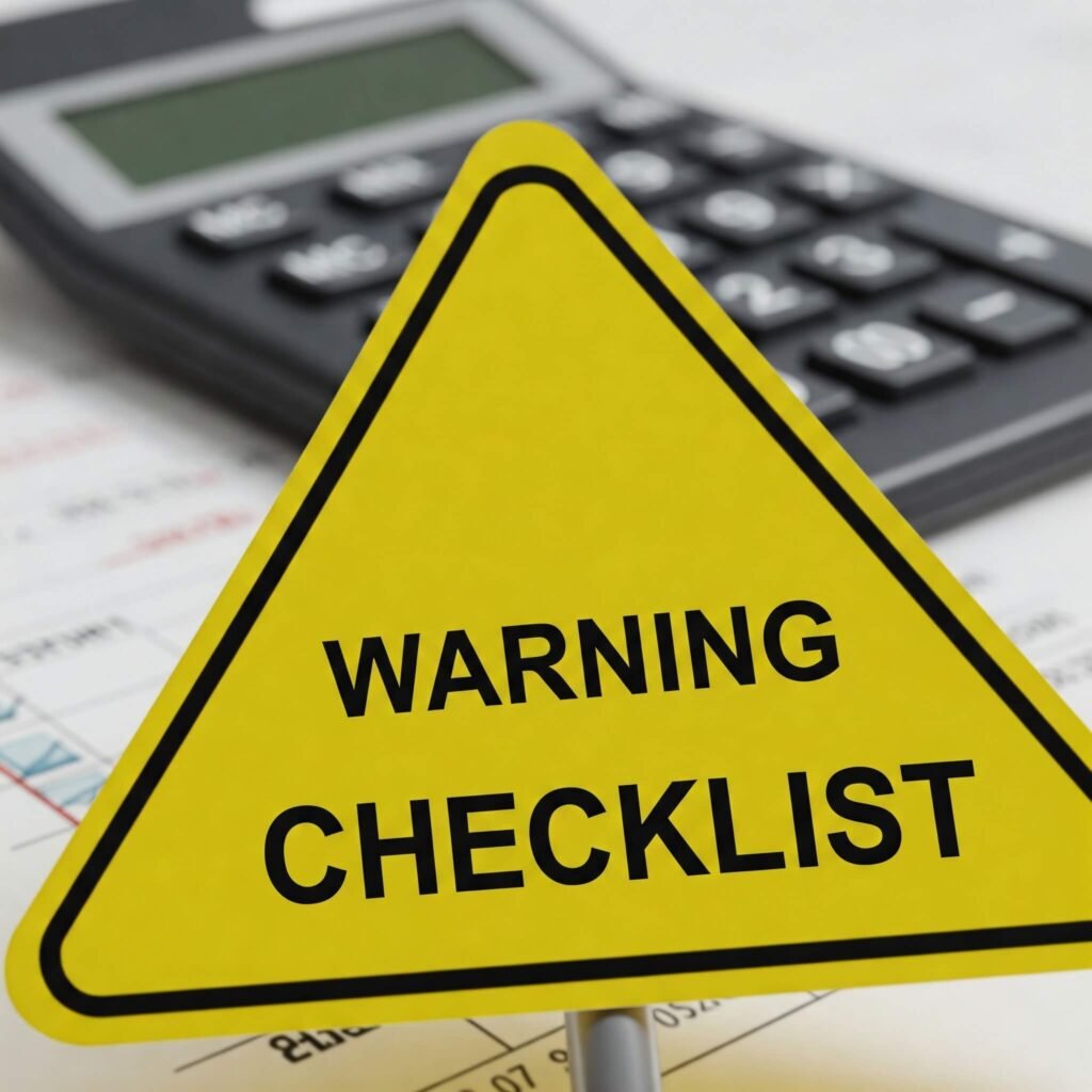 Caution: Financial Checklist and Calculato