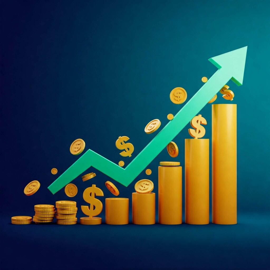 Stock Market Growth Graph