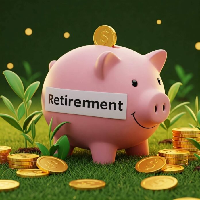 Retirement Savings: Piggy Bank Growth